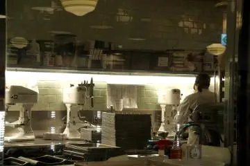 Humans and machines making goodies