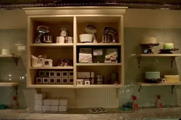 The vintage styled kitchen every cupcake baker wants to own