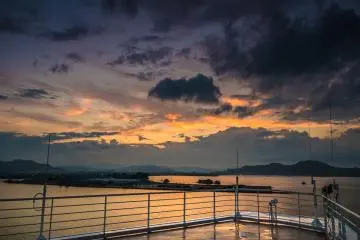 One of the many beautiful sunsets