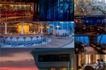 Evening locations on deck