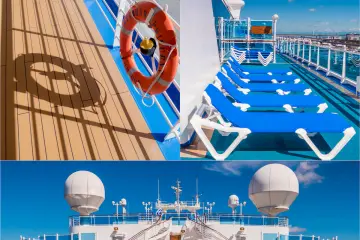 Sun yourself on the many pristine decks