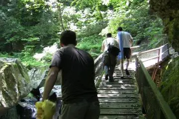 Walkway to Yaedaki Fall