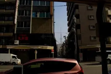 <p>Outside you have this private view of SkyTree</p>