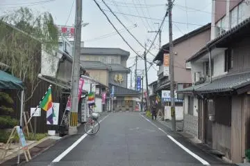 <p>The main street is free of cars for passengers to walk freely around</p>
