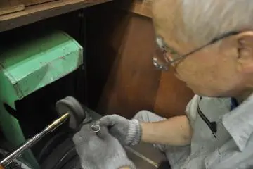 <p>Chemicals are used for fine polishing and and for restoring the sheen of the silver</p>