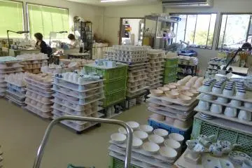 <p>More pottery products at different stages of production</p>
