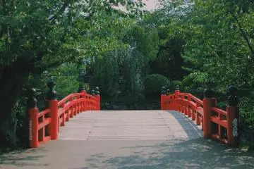<p>Hirosaki Castle Red Bridge</p>