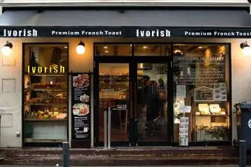 The exterior of the restaurant