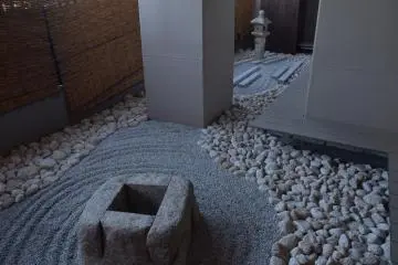 Rock garden on the balcony
