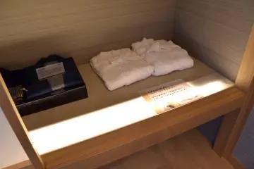 Bathrobes and Yukata are provided