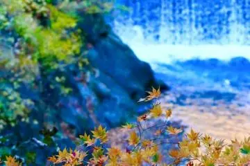 <p>Une cascade cr&eacute;&eacute;e par l'homme en harmonie avec la nature se trouve en bas des gorges</p>