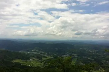 Breathtaking view from the top of Mt. Ohira, also a paragliding spot