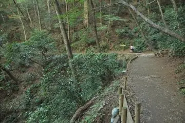 <p>Close to the end of the trail (mid-station) there are many turns, which makes the eventual view even more rewarding</p>