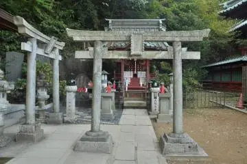 <p>A small Torii symbolises the entrance to another sacred shrine</p>