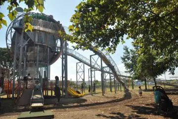 <p>A park for children was built and it sticks to the World Expo's focus on technology</p>