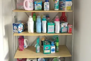 <p>Detergent rack. Note these products belong to tenants too and you have to buy your own.</p>