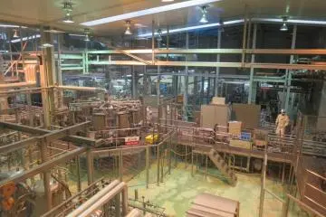 Kirin packing area inside the plant