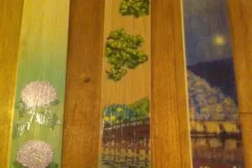 bamboo bookmarks in detail