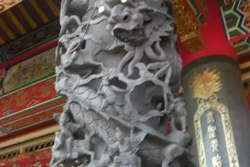 Incredible carved pillars