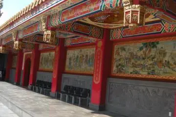 Bright colors of traditional Taiwanese style