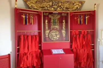 Display within the bell tower