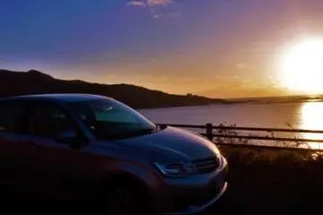 <p>A car is very convenient when traveling around Tohoku</p>
