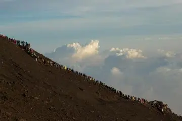 Some people, however, were still on their way up - by Stefan Bauer