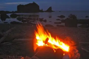 My best campfire location ever