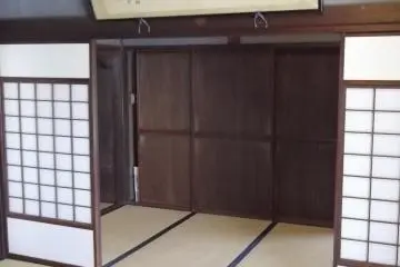 <p>A more traditionally Japanese part of the residence</p>