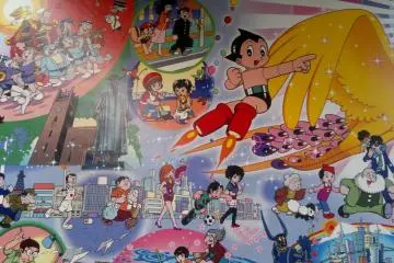 <p>A closer look to one of the murals.</p>