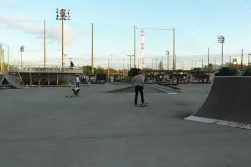 <p>Vue du skate park d'Hashimoto</p>