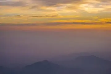 <p>Sunrise from the summit of Mount Fuji</p>