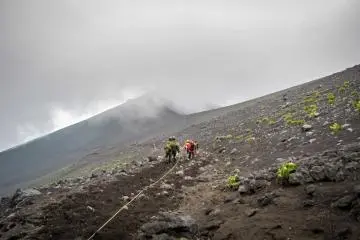 <p>Descending Gotemba Trail</p>