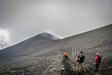 <p>Descending Gotemba Trail</p>