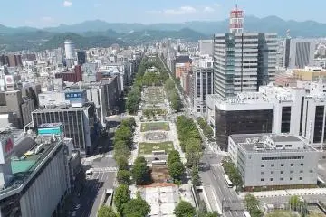 View of Odori Park from Sapporo TV Tower