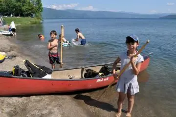 New paddlers prior to launch (Photo: Cliff Bernstein)