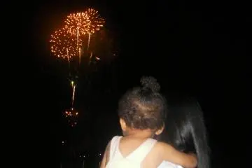 Surprise fireworks