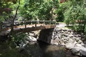 <p>The scenery in Bai-en Park</p>