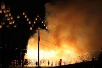 And the sparks consume the night