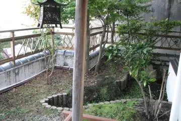 <p>A view of our private terrace.</p>
