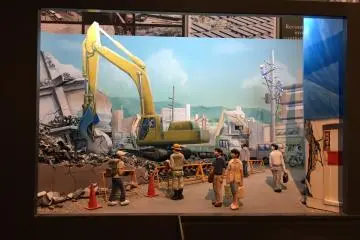 <p>The level of destruction and process of rebuilding</p>