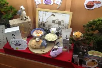 <p>Ramen display from one of the restaurants.</p>