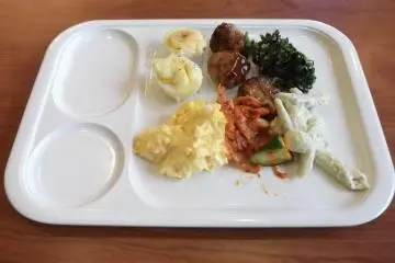 My first go at the breakfast buffet