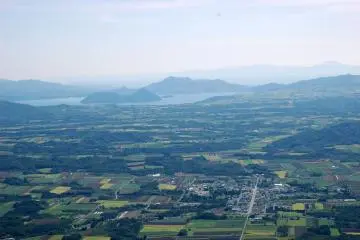 View of Lake Toya from the Mt. Yotei Peak