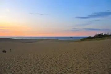 Sundown on the dunes
