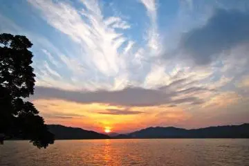 Sunset at Amanohashidate
