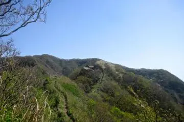 The trail onto the 2nd and 3rd false-summits