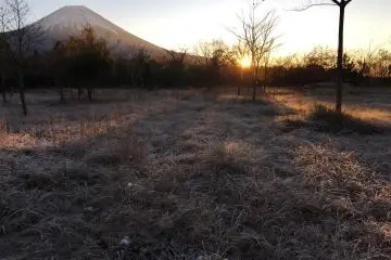 <p>Morning sunrise near Seiyoen around 5.30am</p>
