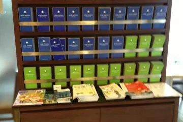 There is a rack full of tourism brochure and pamphlets of Osaka City, really useful to help guests to plan their trip
