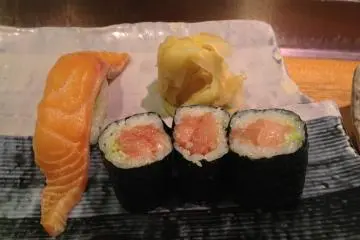 <p>No matter how full you are with sashimi and all the appetizers, there will always be a room for a plate of sushi</p>
